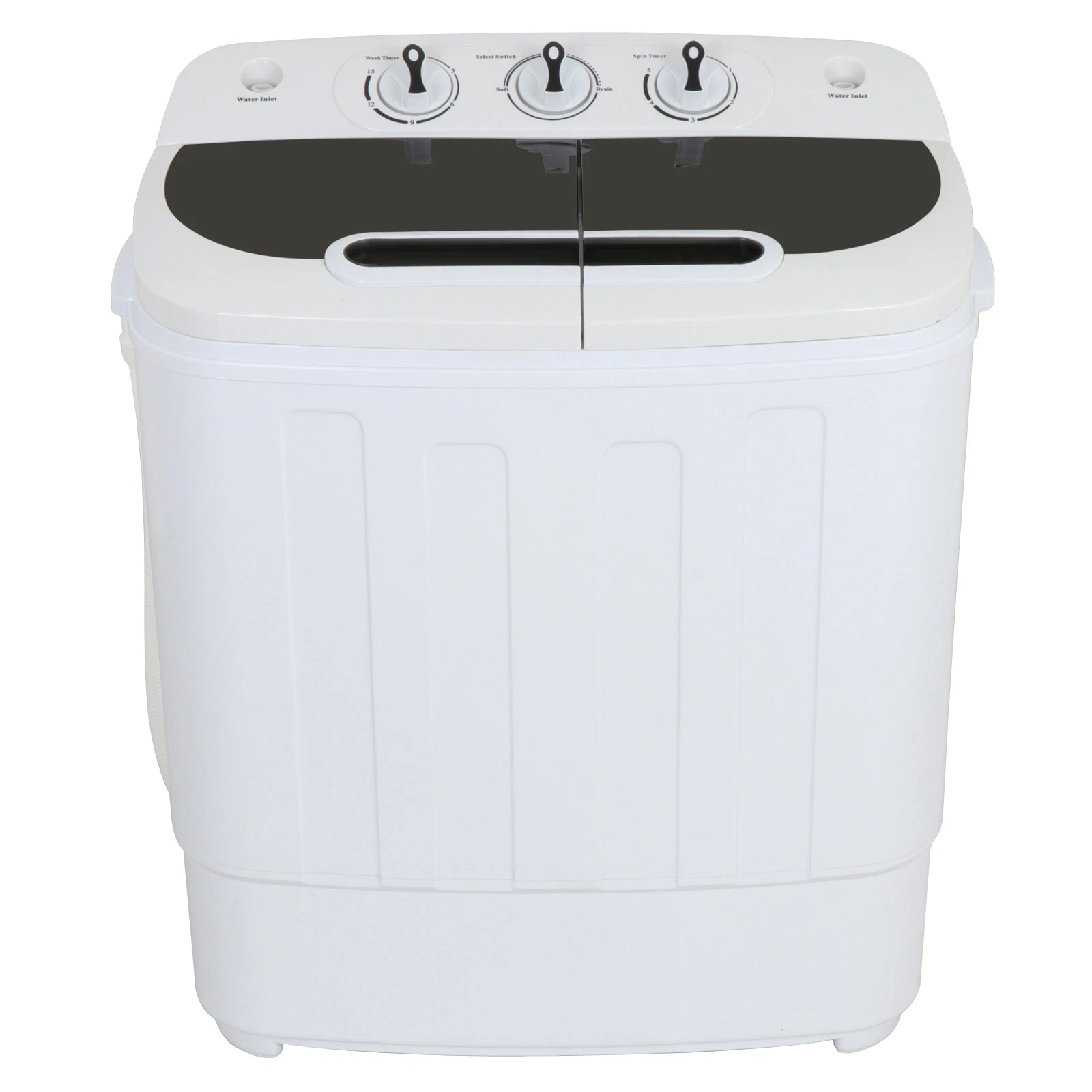 Portable Compact Twin Tub Wash Machine Washing&Spi